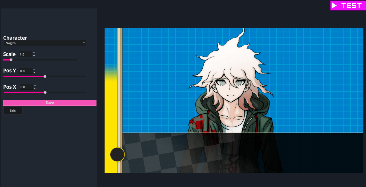 Character 2D Offset Editor Interface